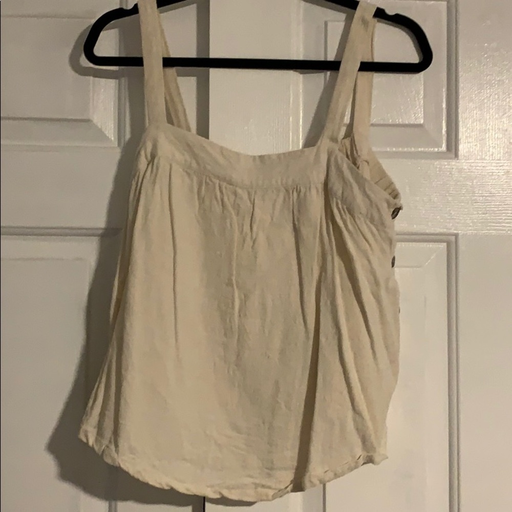 Linen crop top